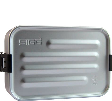 sigg small metal box plus|SIGG Lunchbox Plus S Alu buy online.